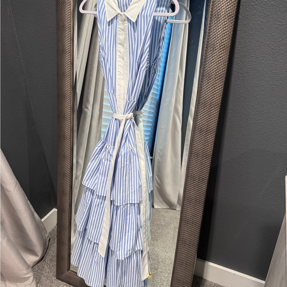 Striped Oxford Maxi Dress - Picture 6 of 7